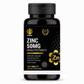 Zinc 50 mg – Alnima | Essential Mineral Supplement | Halal Certified | 100 Tablets | Made in USA