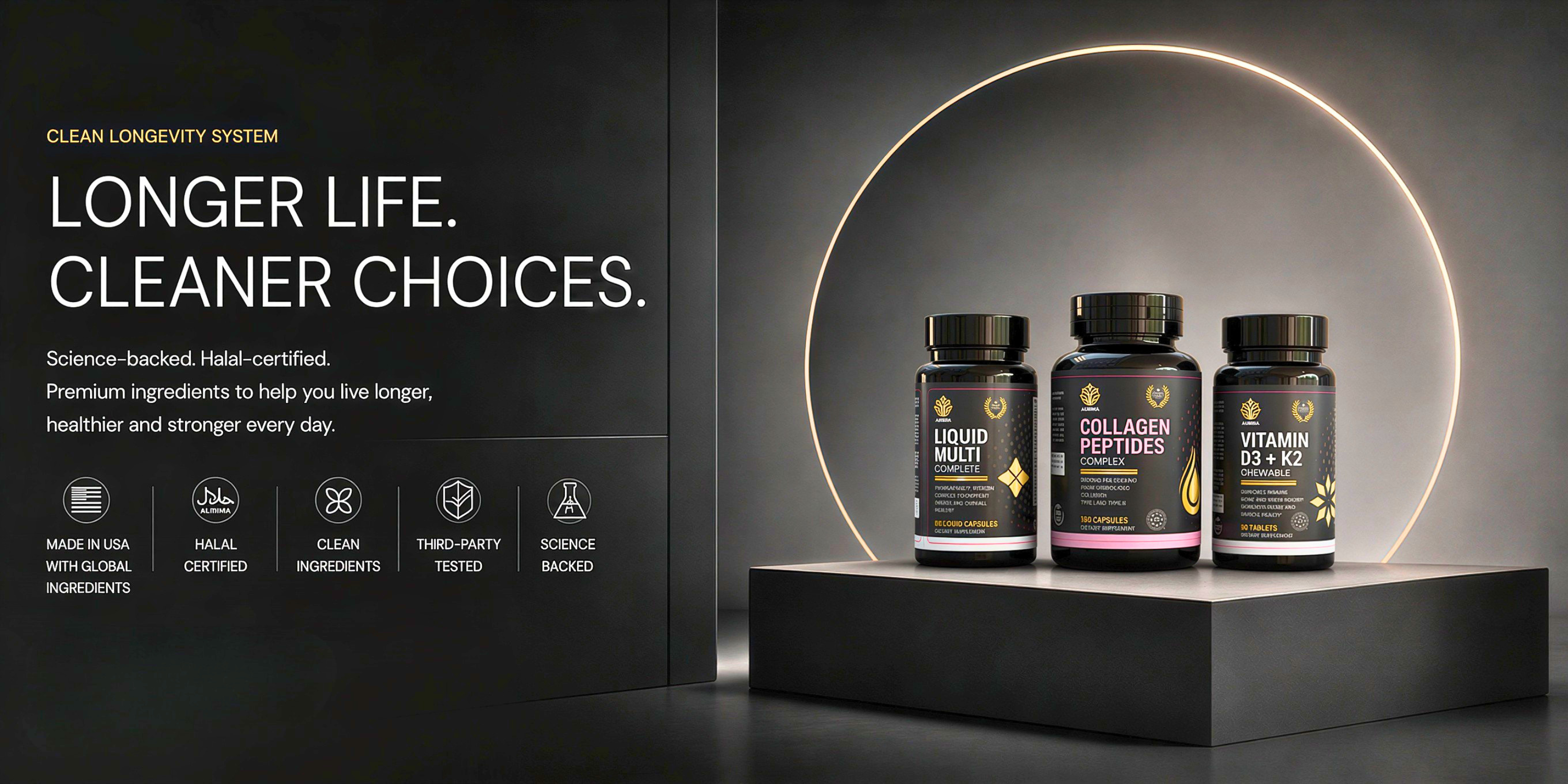 alnima, clean longevity, halal wellness,