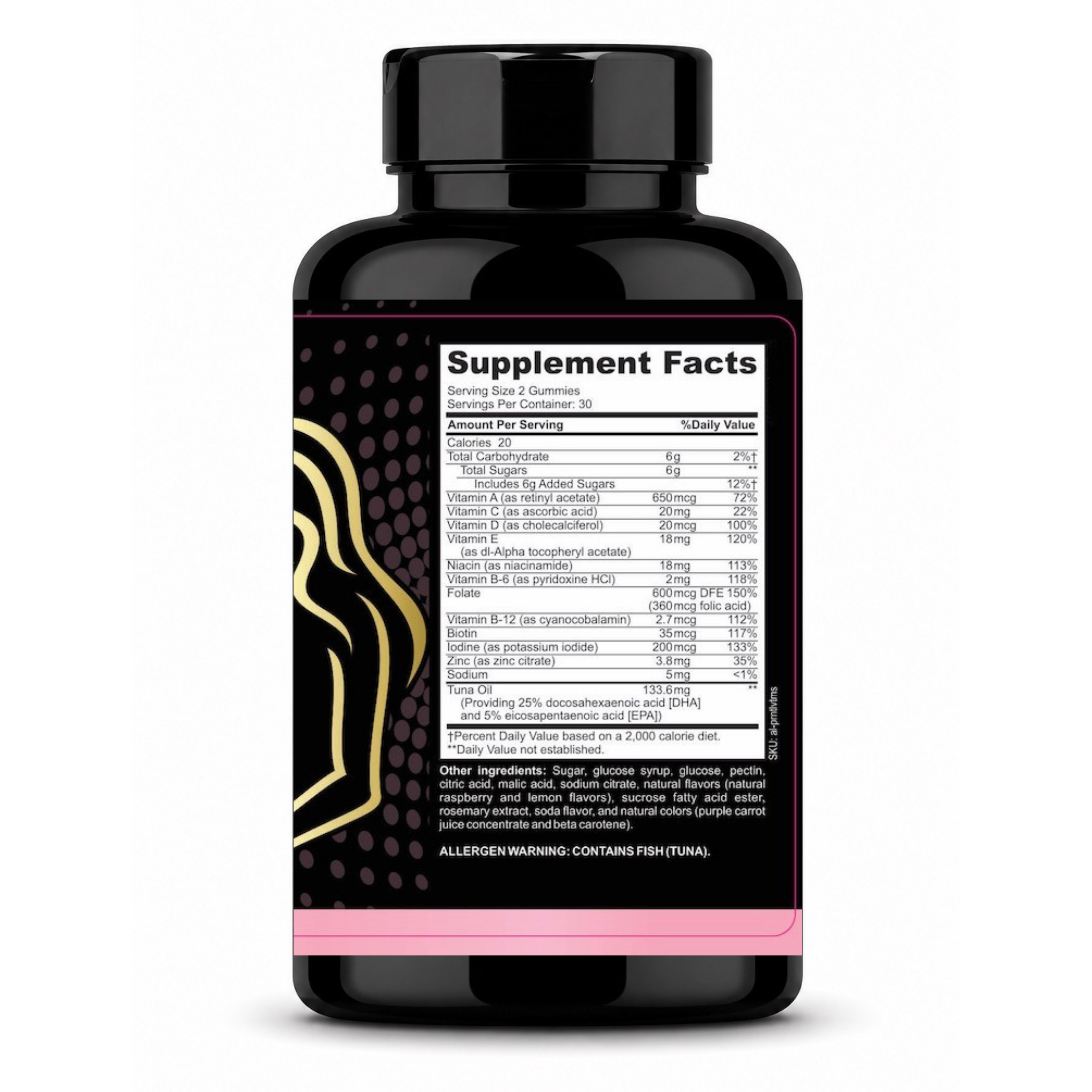 Prenatal Multivitamin Gummies – Alnima | DHA & Essential Nutrients | Halal Certified | 60 Gummies | Made in USA